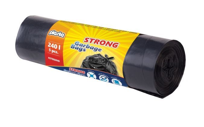 Maišai šiukšlėms 240l 5 vnt.