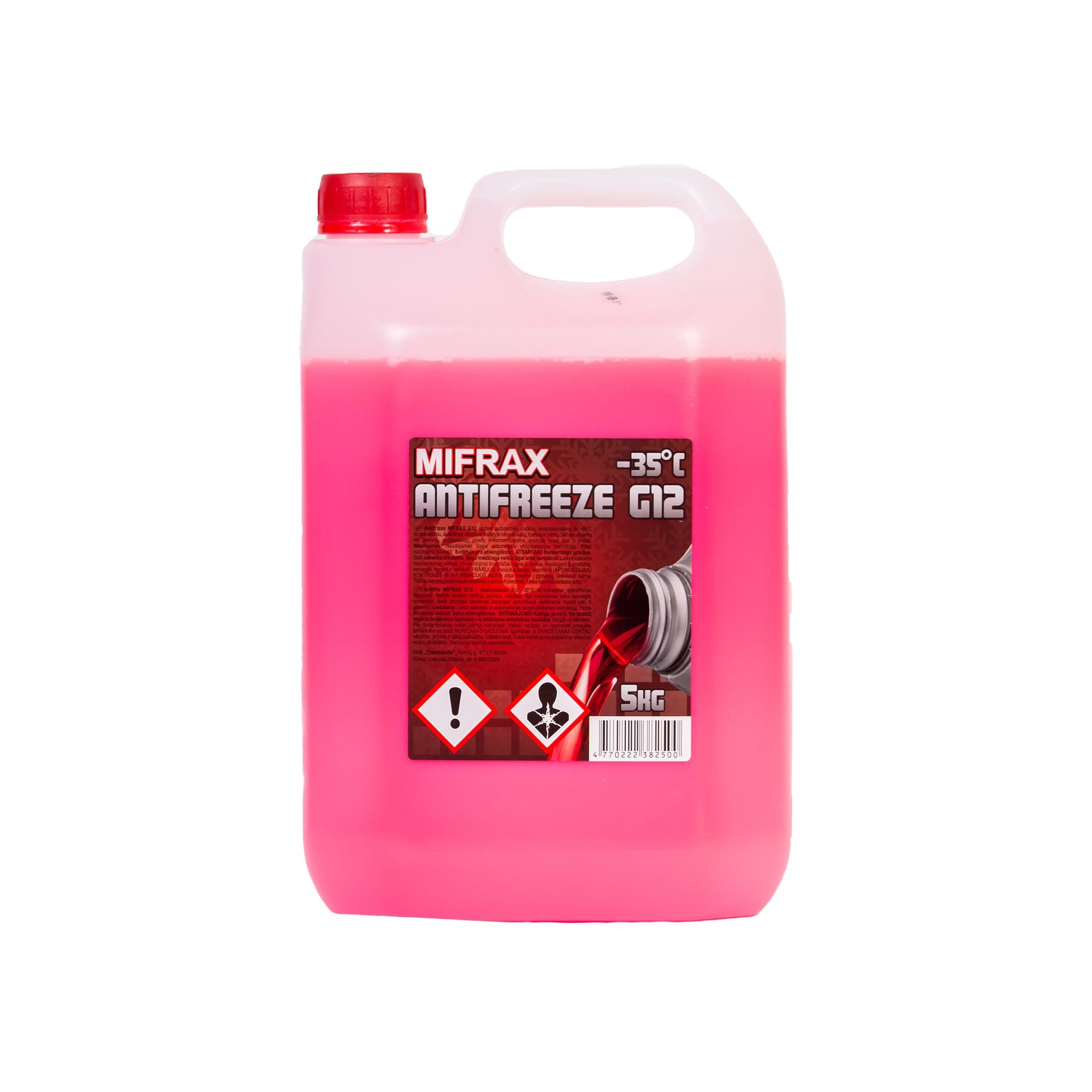 Mifrax antifrizas raudonas 5kg