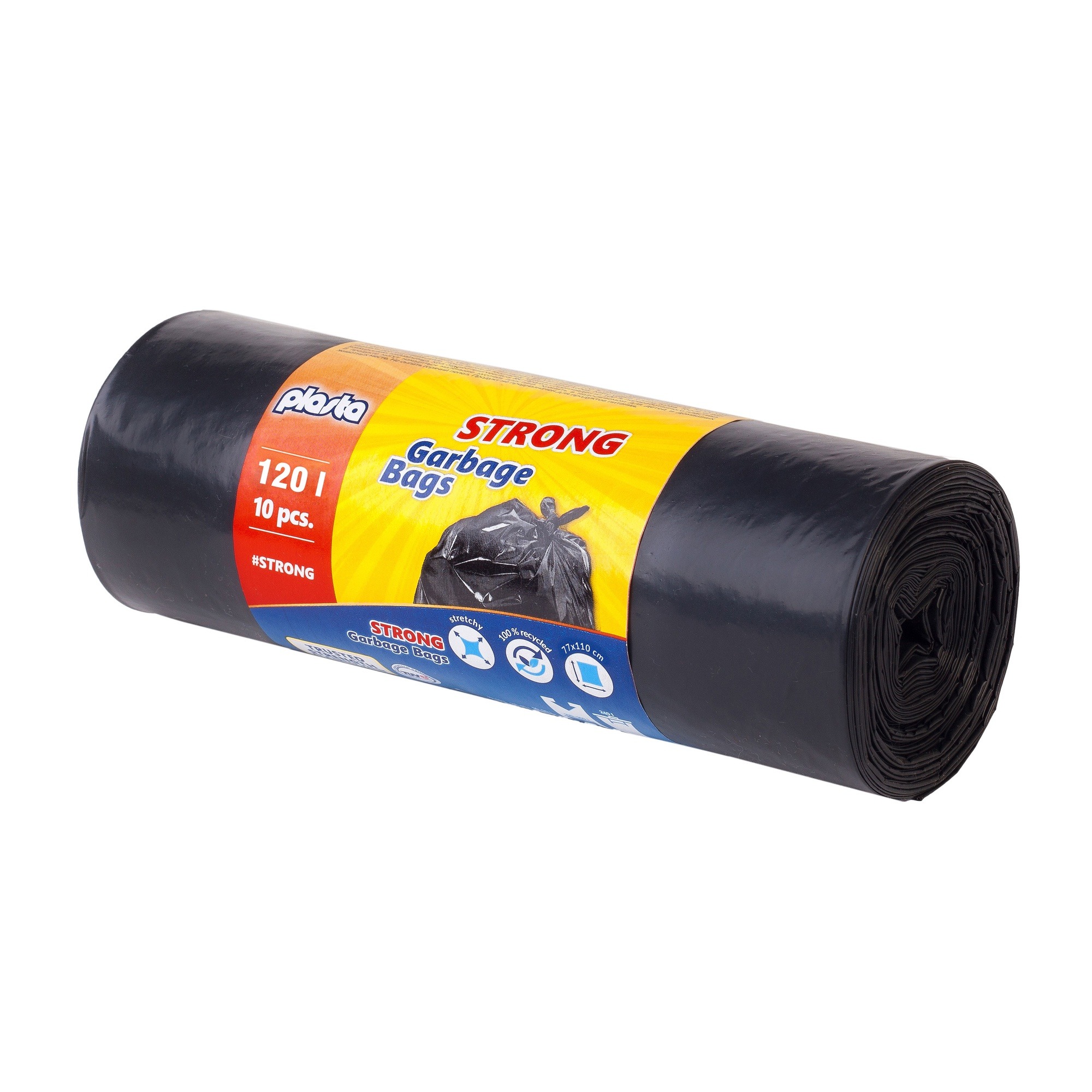 Maišai šiukšlėms 120l 10vnt.