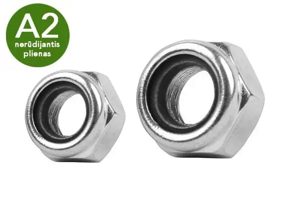DIN985 Veržlės fiksacinės A2