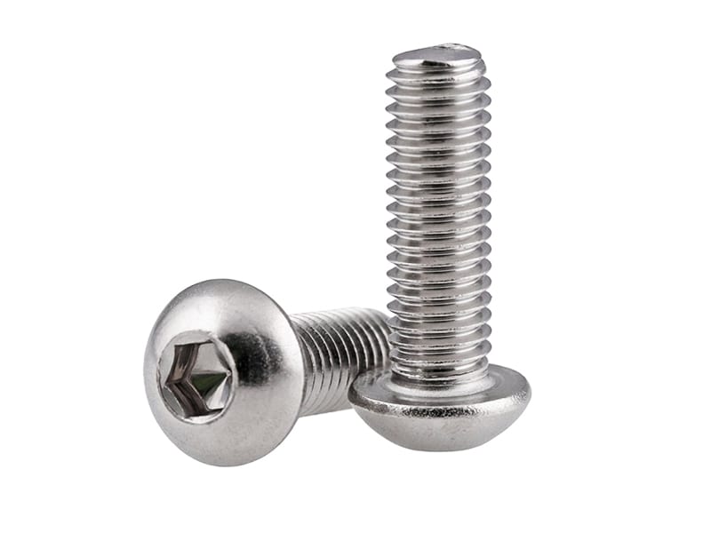 Varžtai pusapvalia galvute ISO7380 10.9kl