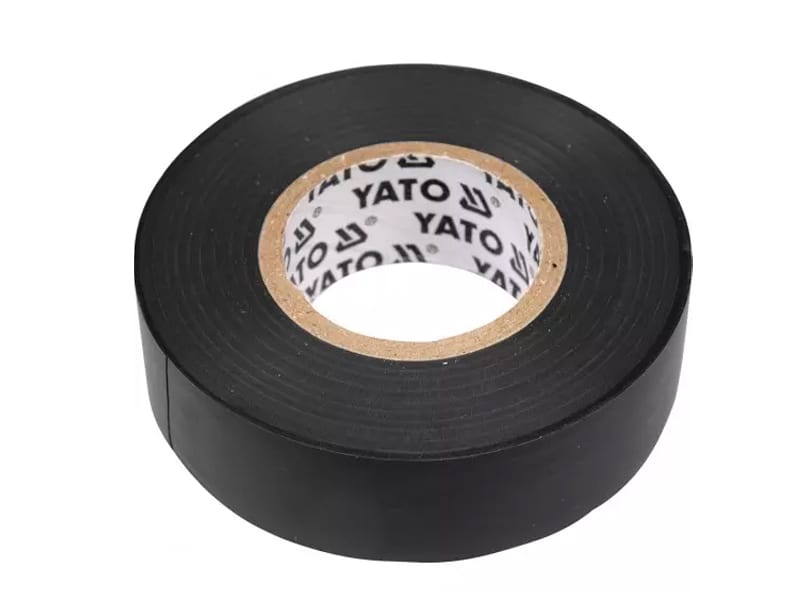 Izoliacinė juosta laidams (juoda) 19mm x 20m x 0,13mm YATO