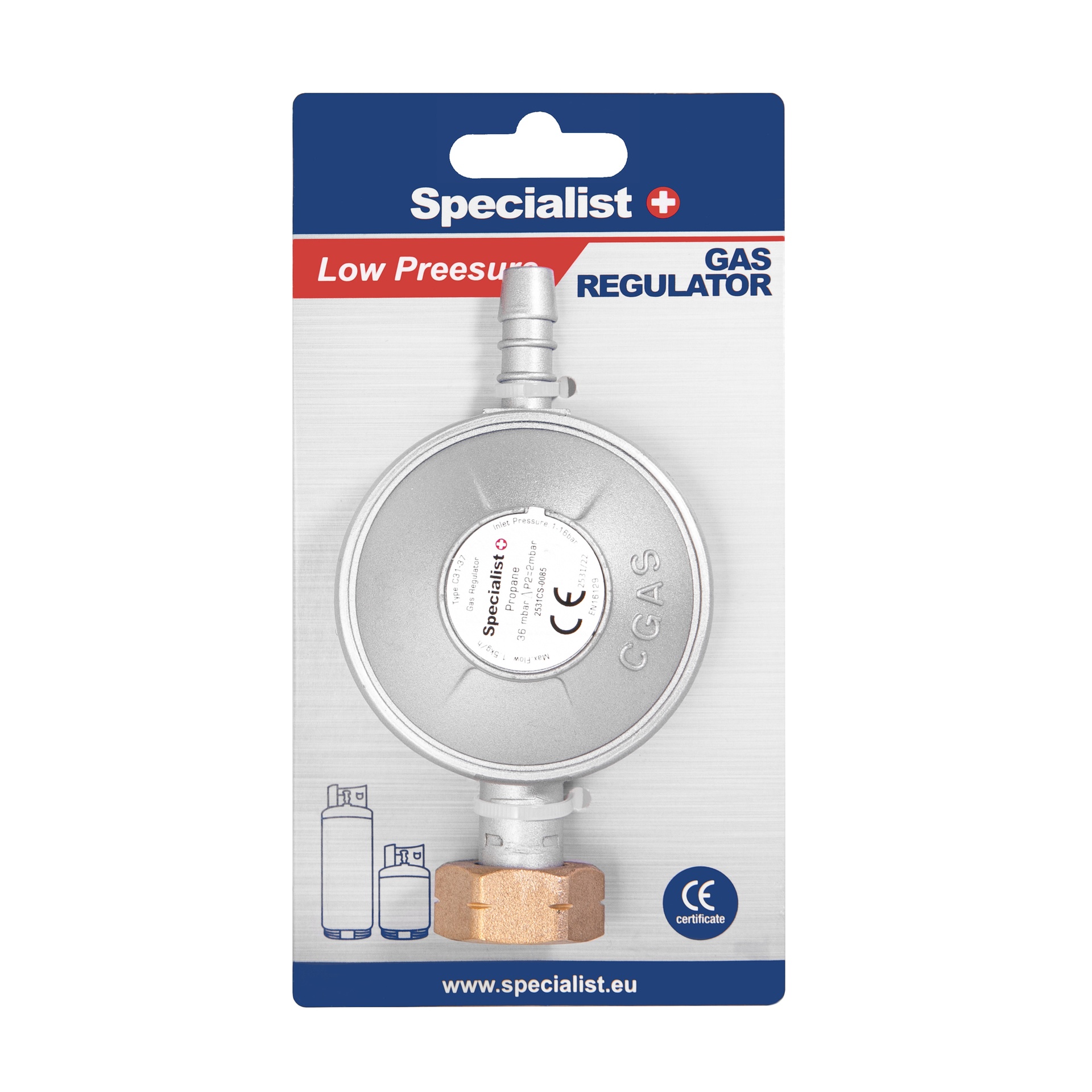 SPECIALIST+ dujų reduktorius  