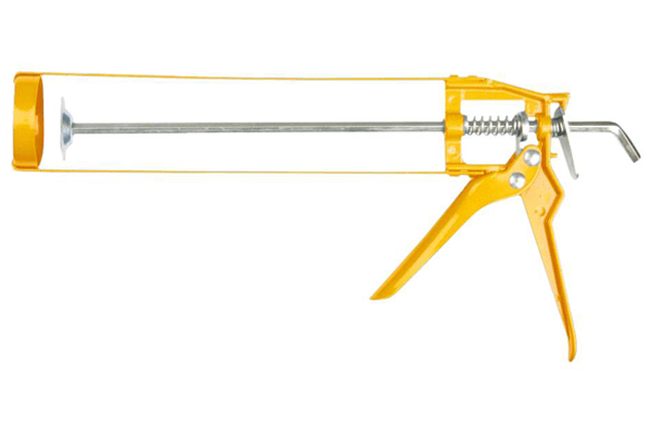 Silikono pistoletas geltonas