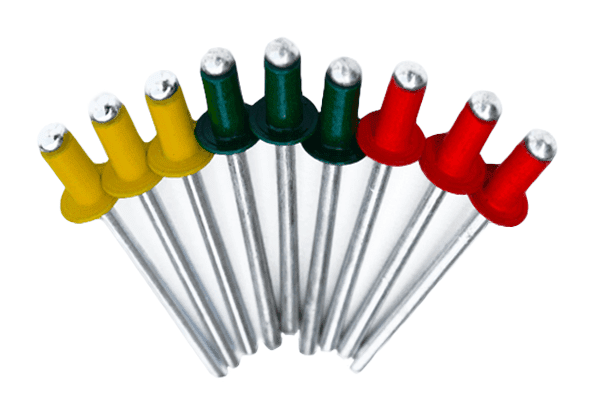 Spalvotos Kniedės AL/PL