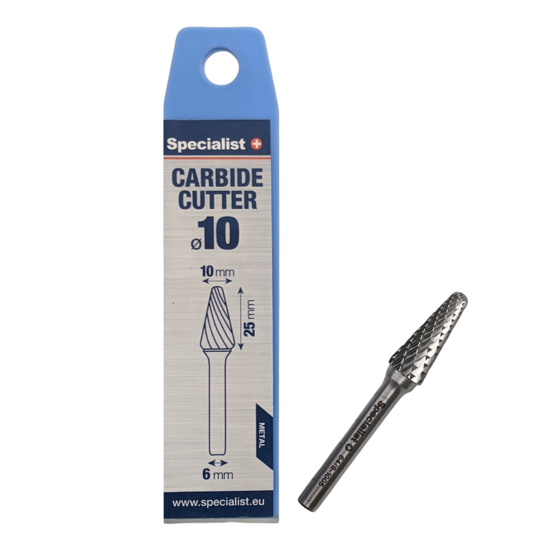 SPECIALIST+ kietmetalio freza KEL, 10x25x6 mm