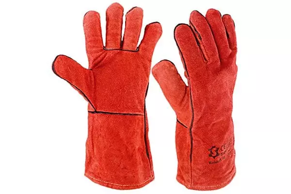 Verstos odos pirštinės suvirinimo darbams