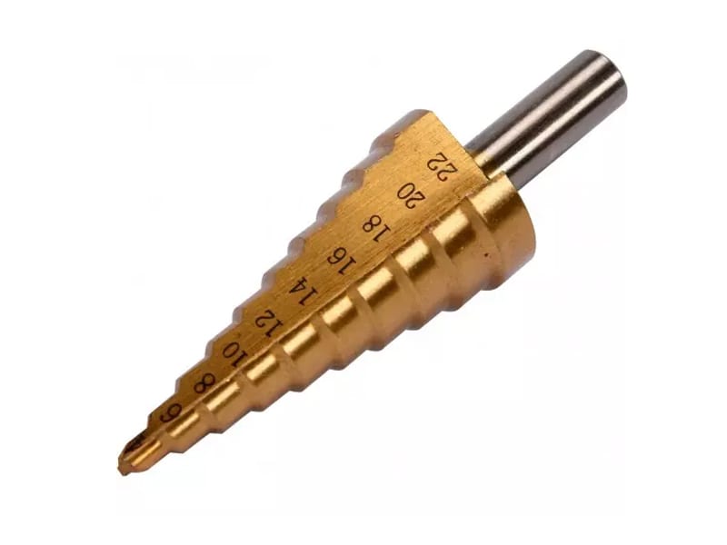 Pakopinis grąžtas 4 - 22mm (10 žingsnių) YATO