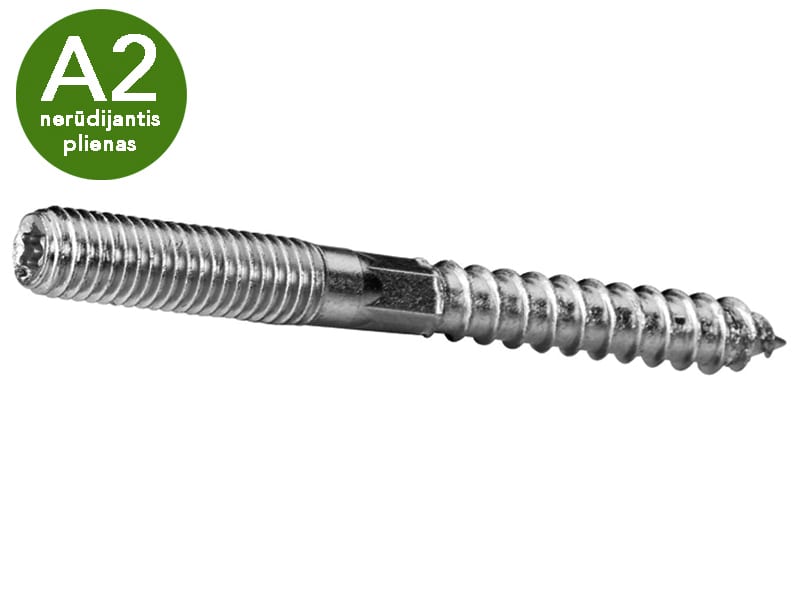 Sraigtas dvipusiu sriegiu JR A2