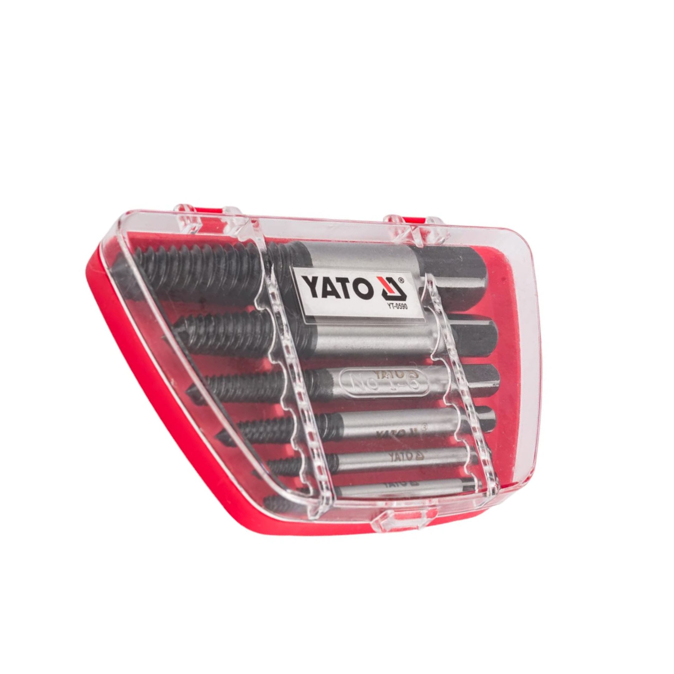 Nulūžusių varžtų išsuktuvai 6vnt 3-25mm YATO YT-0590