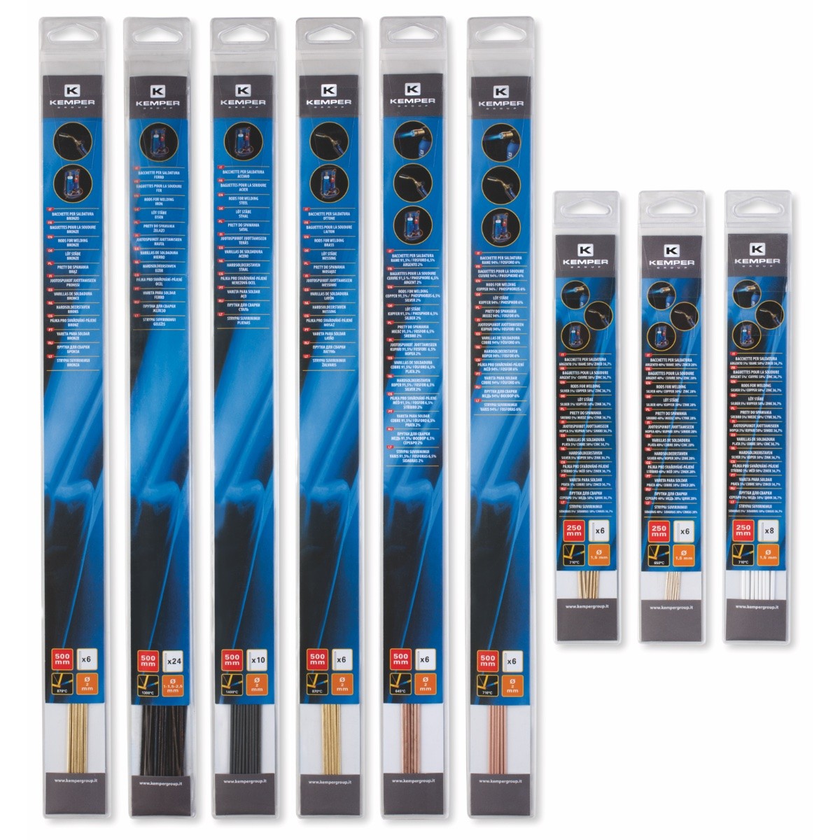 Lydmetalis geležiui „KEMPER