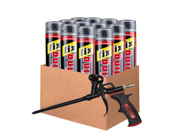 Polistirolo klijai Building Fix 12vnt + pistoletas