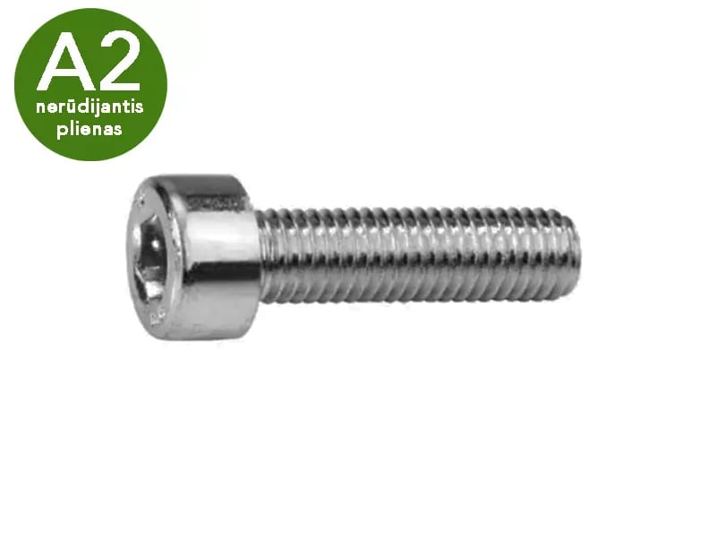 DIN912 Varžtas cilindrine galvute A2