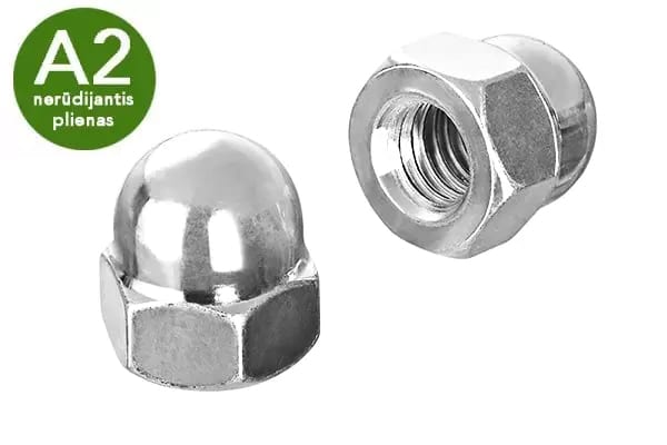 DIN1587 Veržlė uždara A2