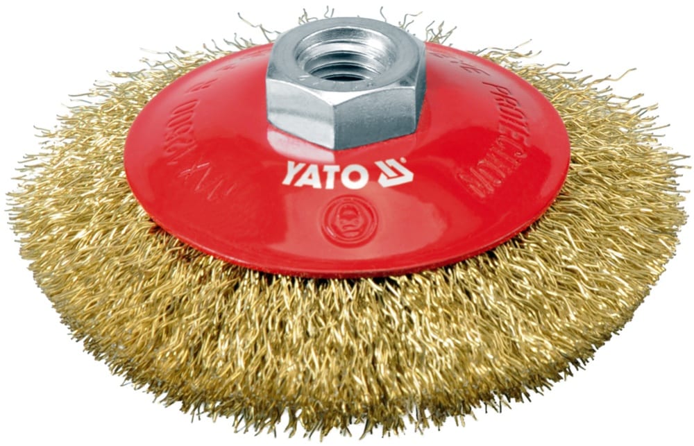 Vielinis šepetys kampiniam šlif. 100 mm - YATO