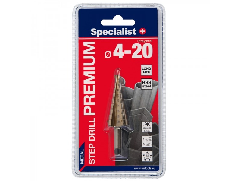 Žingsninis grąžtas Corona 4 - 20mm