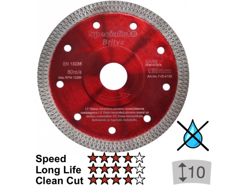 Deim. diskas Specialist Britva 125x1.3x22