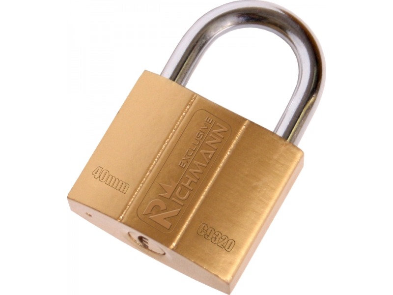 Aukso spalvos spyna 50 mm