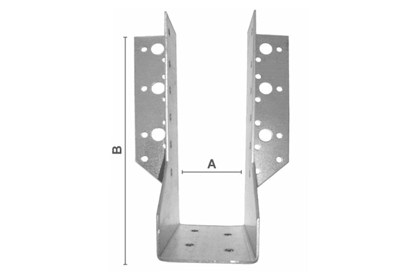 Medinių sijų-balkių atrama