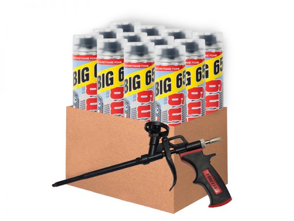 Montavimo putos Building  Big65 12vnt  + pistoletas