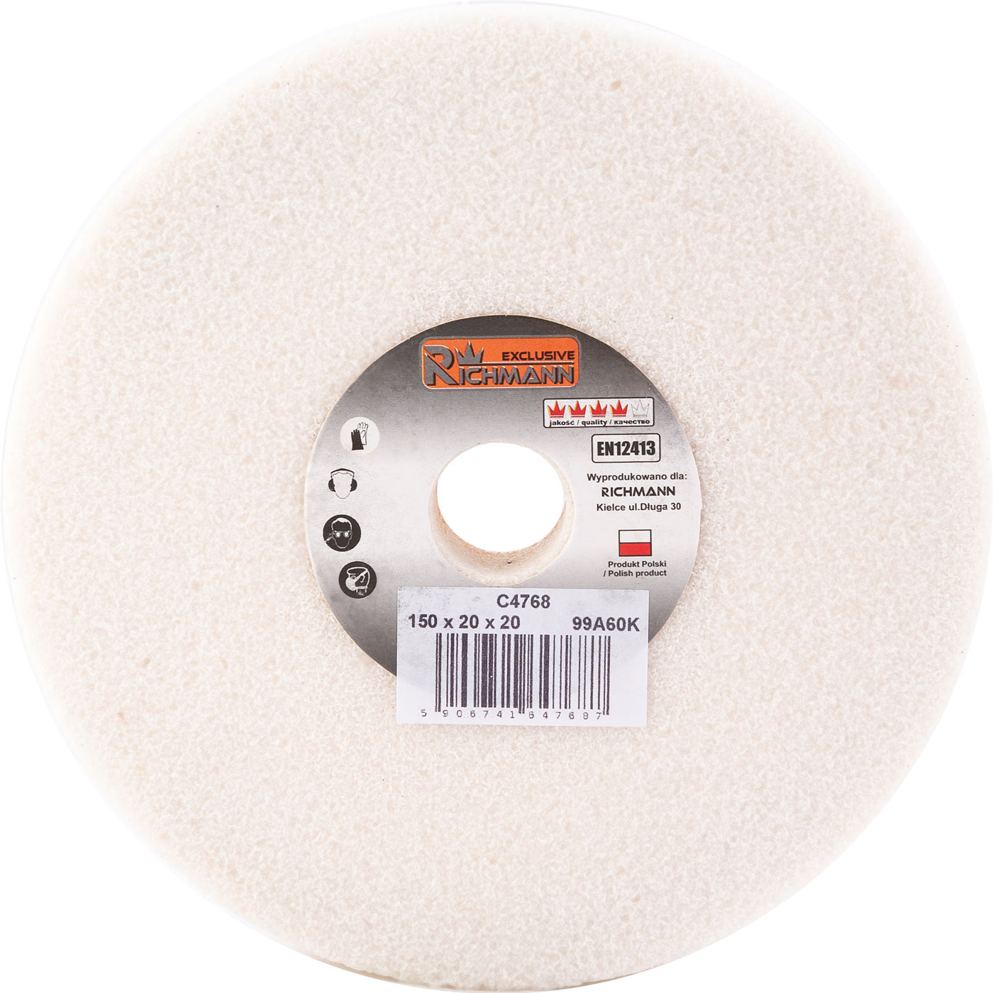 KERAMINIS ŠLIFAVIMO DISKAS 150 x 20 x 20 99A60K