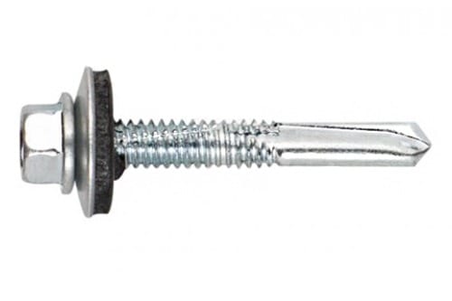 Savisriegis ilgu grąžteliu su tarpine