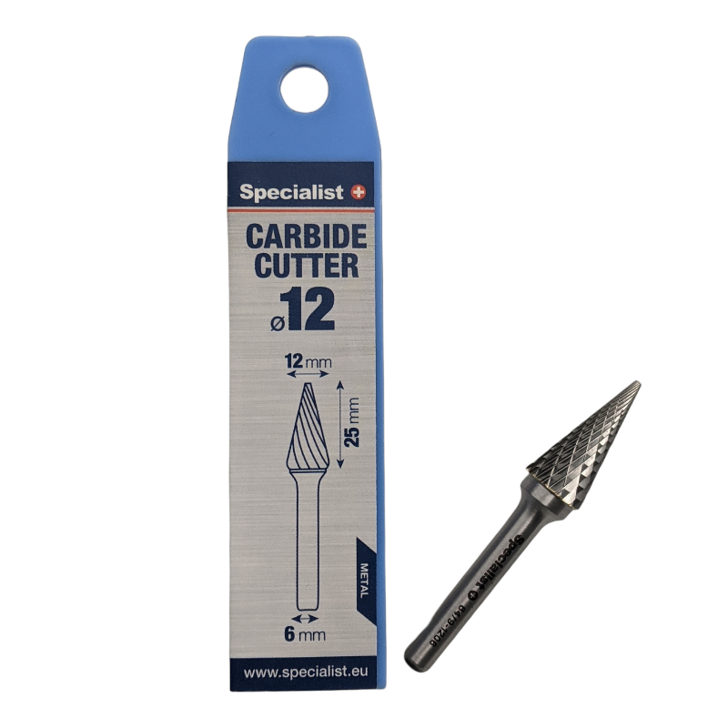 SPECIALIST+ kietmetalio freza SKM, 12x25x6 mm