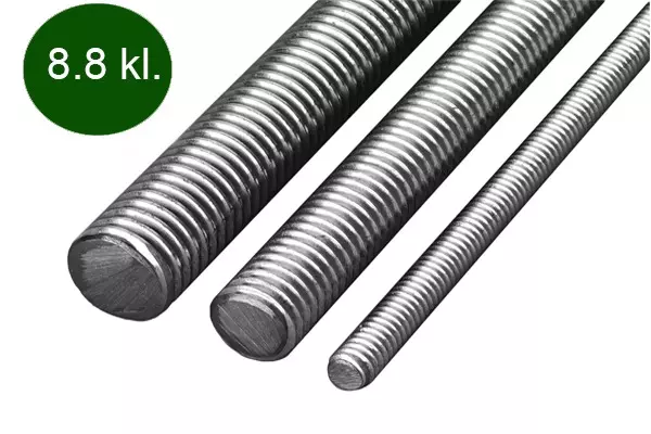 Sustiprinti srieginiai strypai DIN975